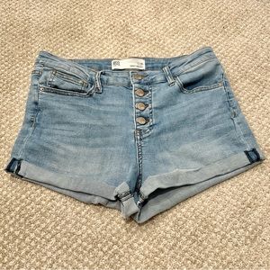 🎀 RSQ Tilly’s womens sunset high rise denim shorts size 7/28🎀